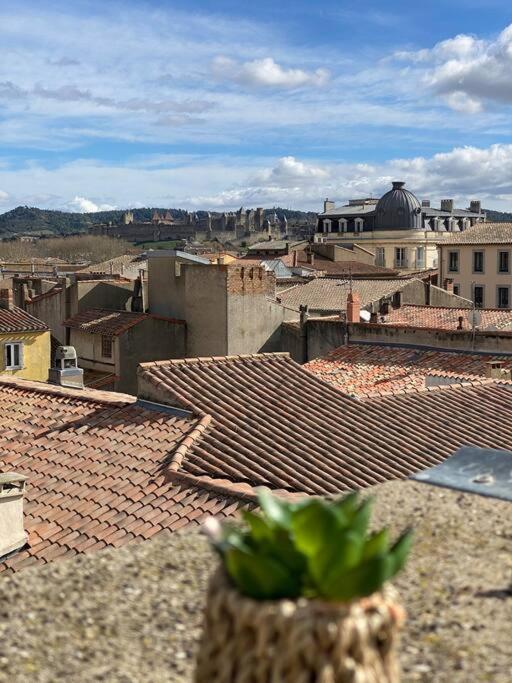Le Jaffa Vue Sur La Cite Apartment Carcassonne Exterior foto